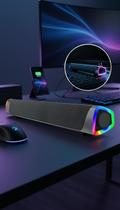 Soundbar Bluetooth Estéreo Iluminação LED RGB