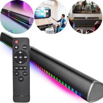 Soundbar Bluetooth Home Theater Knup 20W Bateria LED USB SD Rádio FM P2 Para TV PC Gamer Envio Imediato