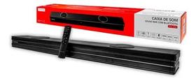 Soundbar Caixa de som Home Barra de som Theater Bluetooth 140w Tomate MTS2040 preta Bivolt