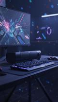 Soundbar Gamer Estéreo 12W RMS Com Iluminação LED Soundbar Gamer Estéreo 12W RMS Com Iluminação LED