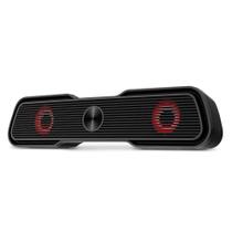 Soundbar Gamer Multi, Audio 2.0, 15W RMS, LED, USB/P2,Plug And Play, Preto - SP953 Soundbar Gamer Multi, Audio 2.0, 15W RMS, LED, USB/P2,Plug And Play, Preto - SP953