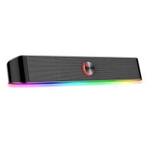 Soundbar Gamer Redragon Adiemus, 6W RMS, RGB, USB, 150Hz/20KHz, Botão Touch, Preto - GS560 Soundbar Gamer Redragon Adiemus, 6W RMS, RGB, USB, 150Hz/20KHz, Botão Touch, Preto - GS560