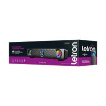 Soundbar Gamer Round Led Rgb 7 Cores 2x3w Usb Aux Letron