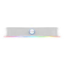 Soundbar Gamer Trust Throne RGB Stereo 2.0 USB e 3.5mm 40mm 12W Branco - GXT619W Soundbar Gamer Trust Throne RGB Stereo 2.0 USB e 3.5mm 40mm 12W Branco - GXT619W