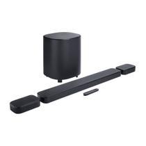Soundbar JBL Bar 800 com 7.1 Canais Wireless com 390W RMS, Tecnologia PureVoice e Alto-falantes Surround Removíveis Soundbar JBL Bar 800 com 7.1 Canais Wireless com 390W RMS, Tecnologia PureVoice e Alto-falantes Surround Removíveis