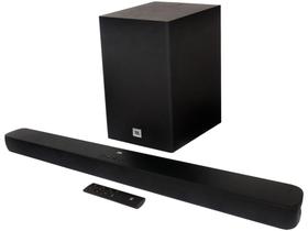 Soundbar JBL JBLSB180BLKBR 2.1 Bluetooth - com Subwoofer sem Fio 110W USB Soundbar JBL JBLSB180BLKBR 2.1 Bluetooth - com Subwoofer sem Fio 110W USB