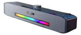 Soundbar Lenovo TS33B Bluetooth Potente 6W Som Estéreo para PC, TV e Setup Gamer