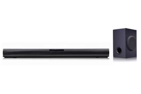 SoundBar LG SQC1 160W RMS, Conexão Bluetooth, 2.1 Canais, Auto Sound Engine (ASE), Adaptive Sound Control (ASC), Sem fios, Conexões Múltiplas SoundBar LG SQC1 160W RMS, Conexão Bluetooth, 2.1 Canais, Auto Sound Engine (ASE), Adaptive Sound Control (ASC), Sem fios, Conexões Múltiplas