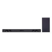 Soundbar LG SQC2, Bluetooth, 300W, Subwoofer Sem Fios, 2.1 Canais, Auto Sound Engine (ASE), Adaptive Sound Control (ASC), Preto - SQC2.ABRALLK