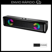 Soundbar RGB Knup KP-RO802 Som Potente com Estilo Gamer para PC, TV e Notebook - NoBrand