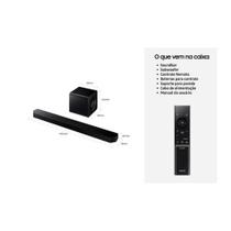 Soundbar Samsung Série Q HW-Q800H, Bluetooth, 360W, com Subwoofer Sem Fio, 5.1.2 Canais, Dolby Atmos, Preto - HWQ800HZD Soundbar Samsung Série Q HW-Q800H, Bluetooth, 360W, com Subwoofer Sem Fio, 5.1.2 Canais, Dolby Atmos, Preto - HWQ800HZD