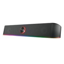 Soundbar Trust GXT-619 Thorne, RGB LED, Stereo, 12W, 6W, USB, Preto - 24007