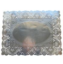 Souplast Doilies de Papel Metalizado 30x40 Prata 20 Un