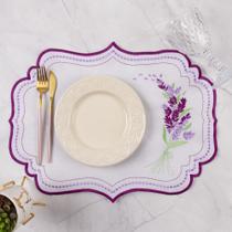 Souplast Jogo Americano Lavanda 50x35cm Avulso - Branco