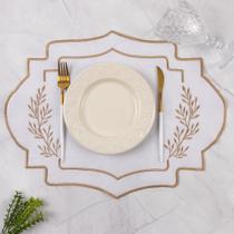 Souplast Jogo Americano Requinte 50x35cm Avulso - Branco
