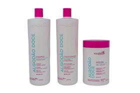 Soupleliss Algodão Doce Profissional Nutrição 7 Óleos 3x1l