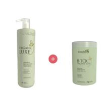 Soupleliss B tox Organico luxo+Shampoo preparatorio 2x1000