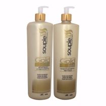 Soupleliss Escova Realinhamento Térmico Gold Liss 2X1L Soupleliss Escova Realinhamento Térmico Gold Liss 2X1L