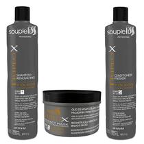 SoupleLiss Reconstrução Capilar Triplo X - 3x 300ml