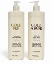 Soupleliss Selagem Térmica Gold PowerGold Pré Shampoo 2x1000