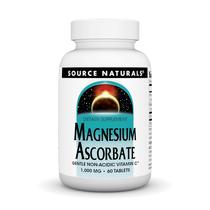 Source Naturals Suplemento de Magnesio Ascórbico 1000mg 60 Tabletas Source Naturals Suplemento de Magnesio Ascórbico 1000mg 60 Tabletas