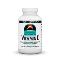 Source Naturals Vitamina E 400 IU 250 Tabletas Source Naturals Vitamina E 400 IU 250 Tabletas