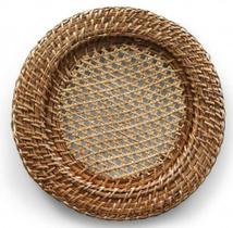 Sousplast Circular Rattan Casual - Copa e Cia