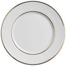 Sousplat Branco Pérola Premium 34cm Cerâmica Alleanza