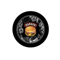 Sousplat Burger Black - NSW