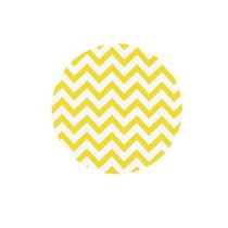 Sousplat Chevron Amarelo