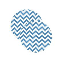 Sousplat Chevron Azul