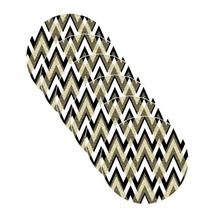 Sousplat Chevron Dourado