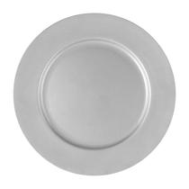 Sousplat De Chá Prata 25Cm Diâmetro Rafimex