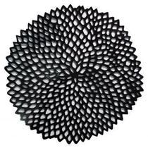 Sousplat de madeira preto Sousplat de madeira preto