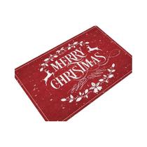 Sousplat De Natal Em Linho Com Rena De Nariz Vermelho E Floco De Neve, Tapete De Mesa Para Café, Sousplat De Natal Em Linho Com Rena De Nariz Vermelho E Floco De Neve, Tapete De Mesa Para Café,