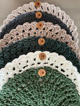 Sousplat Elegante de Algodão - 40x40 cm - 1 Unidade