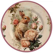 Sousplat em Cerâmica Coelha Acácia 34cm Alleanza - Unidade