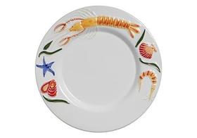 Sousplat em Cerâmica Mar Decorado 33cm Scalla Cerâmica
