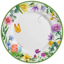 Sousplat em Cerâmica Páscoa Easter Garden 34cm Alleanza - Unidade Sousplat em Cerâmica Páscoa Easter Garden 34cm Alleanza - Unidade
