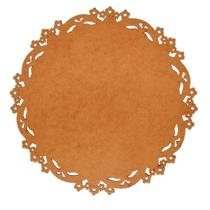 Sousplat em MDF Cru Arabesco 35cm - MDF 3mm - Kit C/ 12 Unid. Sousplat em MDF Cru Arabesco 35cm - MDF 3mm - Kit C/ 12 Unid.
