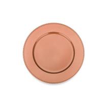 Sousplat em polipropileno haus shine 33cm cobre