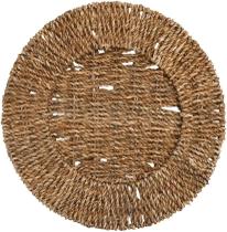 Sousplat Em Rattan Natural 32cm YK1505 Mimo Style Sousplat Em Rattan Natural 32cm YK1505 Mimo Style