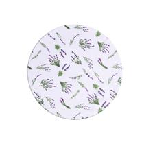 Sousplat Estampado Allegra 2 Peças Capa 100% Poliester e Base MDF 35cm Diâmetro - Valle Distribuidor