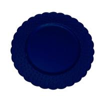 Sousplat Floral Azul 33 cm Class Home