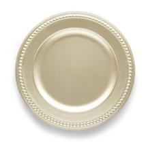 Sousplat Galles Dots Champagne 33 cm Copa e Cia