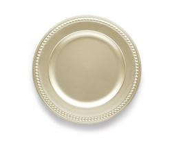 Sousplat Galles Dots Champagne