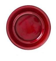 Sousplat galles dots rouge antique - COPA
