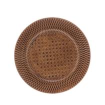 Sousplat Green Fall Textura Rattan