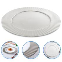 Sousplat Jogo Americano Redondo 33cm Apoio de Pratos Plástico