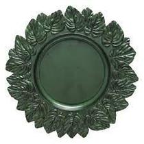 Sousplat leaf olive antique Sousplat leaf olive antique